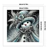 Christmas Snowman-11CT Stamped Cross Stitch 40*40cm/15.75*15.75in