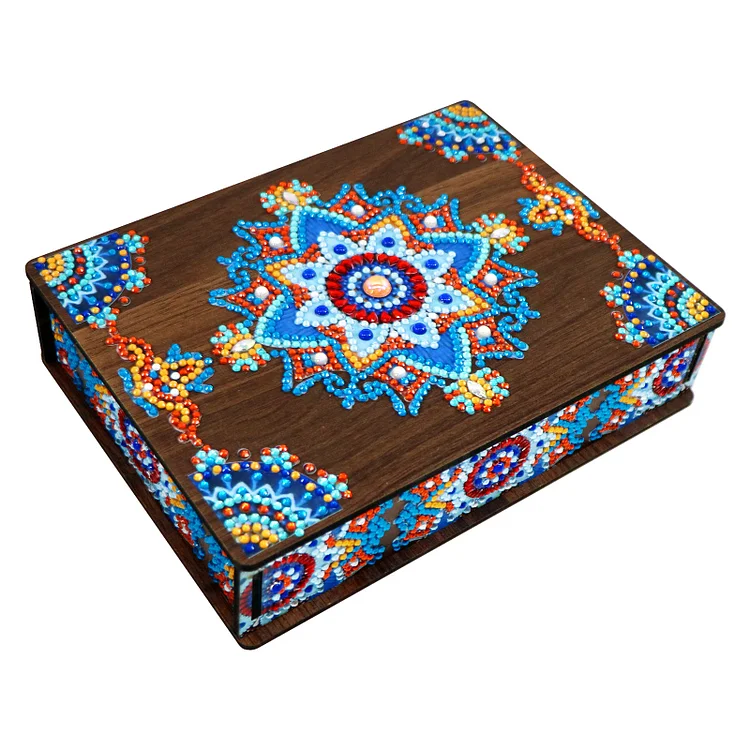 Diamond Painting Wooden Storage Box