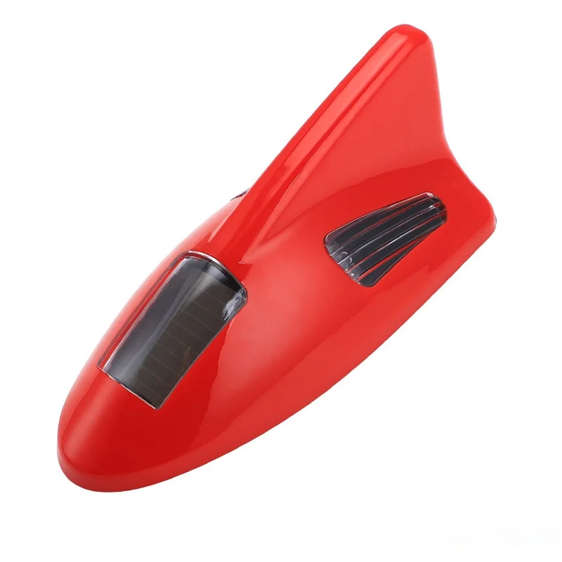 Universal Automotive Solar Shark Fin Antenna Strobe Light