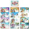 Animal 2027 DIY Paper Diamond Painting Calendar Set Special Shaped Drill Monthly Flip Tabletop Calendar Kit Handmade for Adults Beginners Gift Home Office Decor