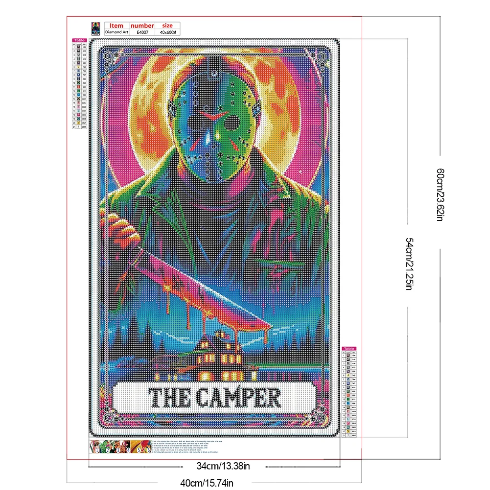 Diamond Painting - Full Round Drill - Tarot Horror Character(Canvas|40*60cm)