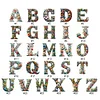 Diamond Painting-DIY Full Round Flowery Letter