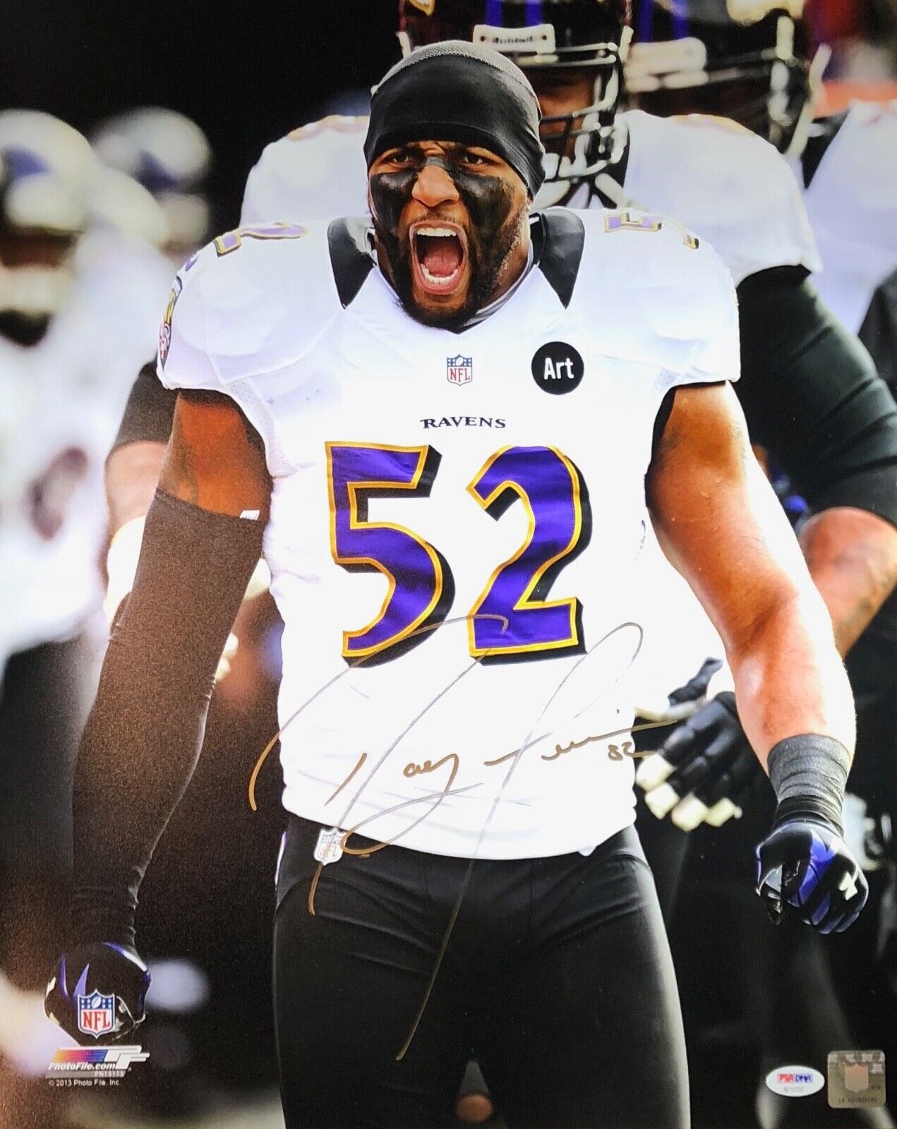 Ray Lewis autographed signed 16x20 Photo Poster painting NFL Baltimore Ravens PSA COA Super Bowl