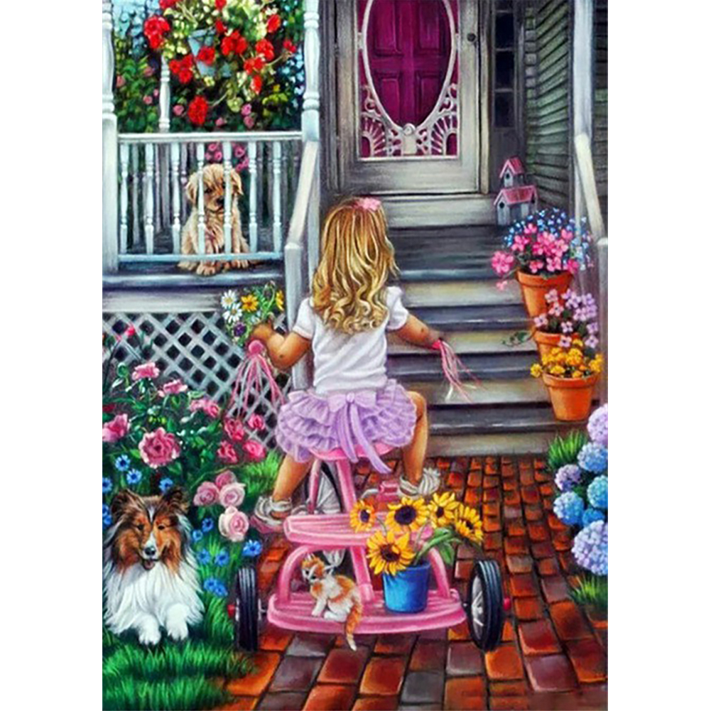 

Happy Childhood - Round Drill Diamond Painting - 30*40CM, 501 Original