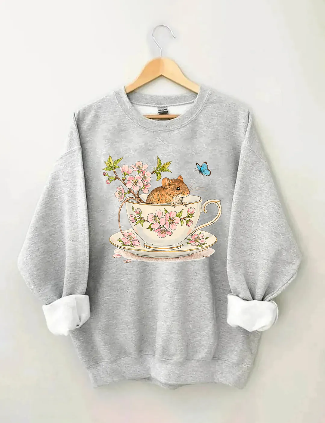 Cottagecore Mouse Sweatshirt