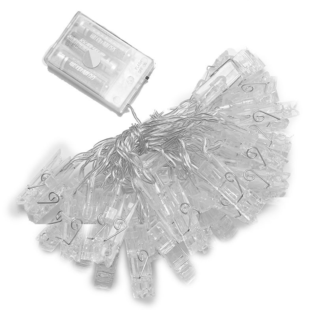 

Led photo Transparent clip lamp string, 501 Original