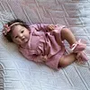 [New Series] 20'' Lifelike Realistic Awake Girl Doll Bolima Reborn Baby Doll with Brown Hair with Heartbeat and Sound - RBBI-Myrebornbabydoll&reg; Myrebornbabydoll&reg;
