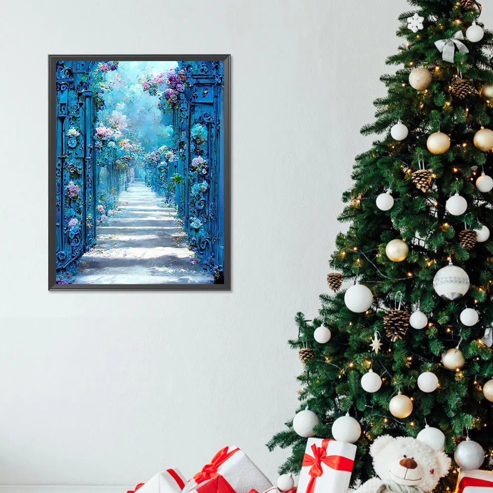 Full Round Diamond Painting 30*40cm - Flower Path