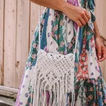 Bohemian Solid Braided Crossbody Beach Bags