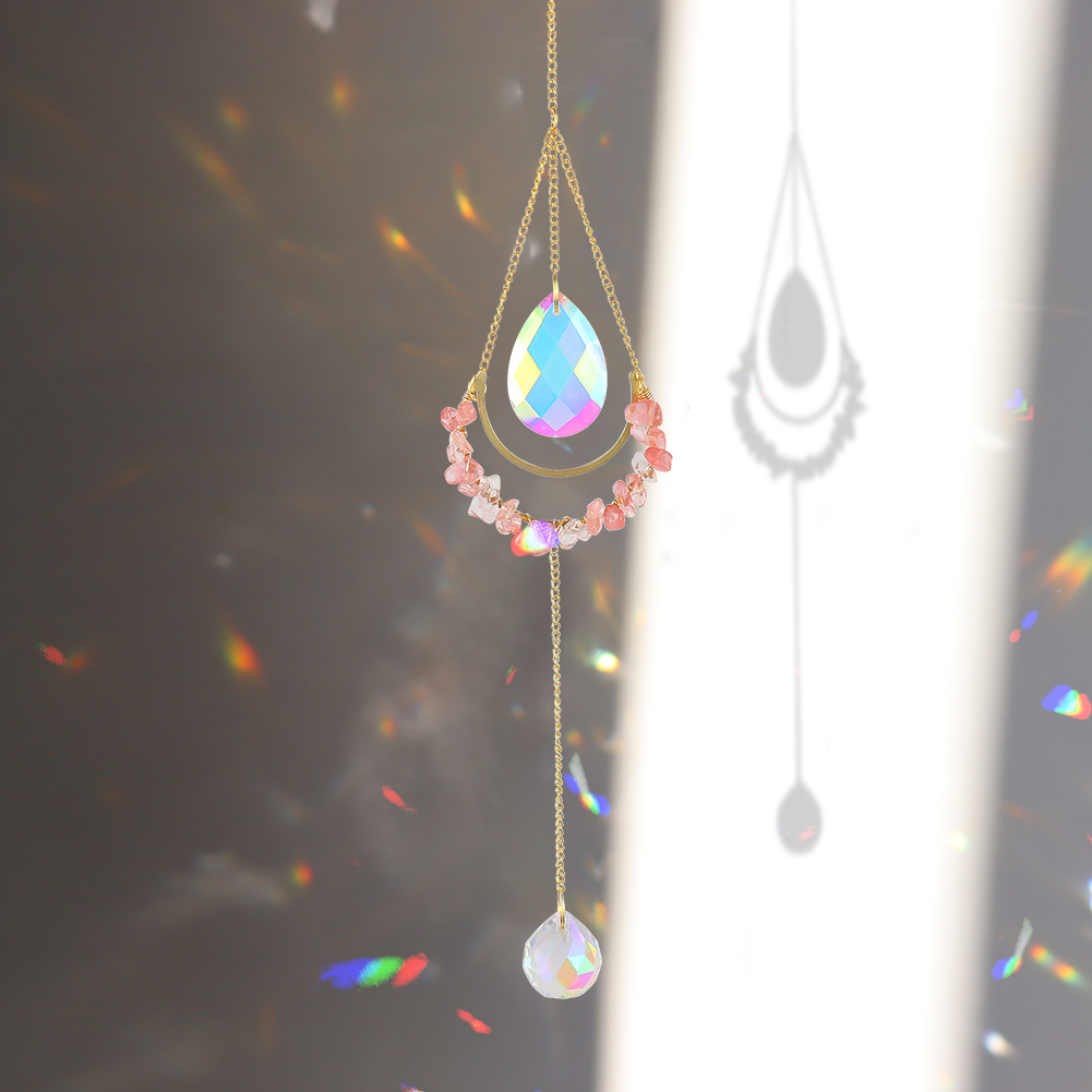 

Light Trapping (Watermelon Red) - Art Crystal Suncatcher, 501 Original