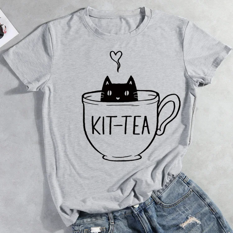 PSL - KIT-TEA Cat  T-shirt Tee -012550