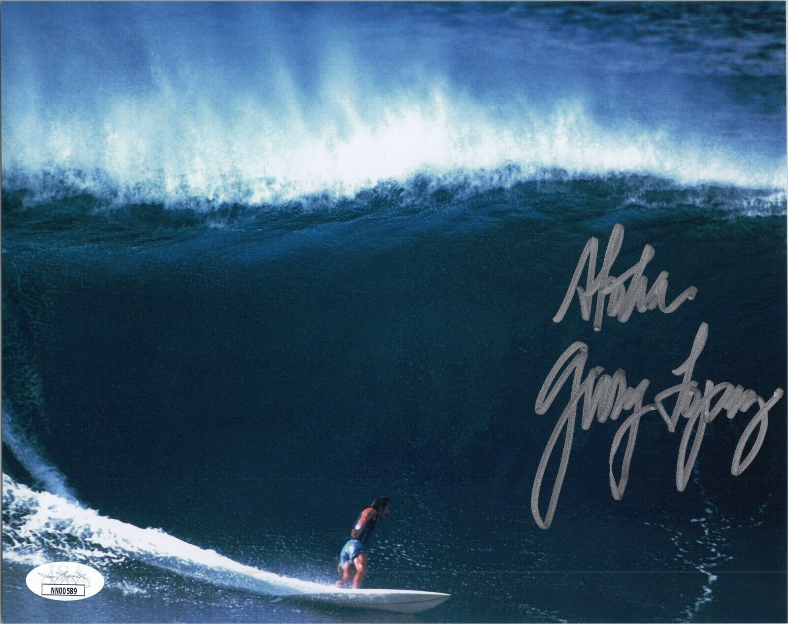 GERRY LOPEZ Authentic Hand-Signed Mr. Pipeline ~ SURFING