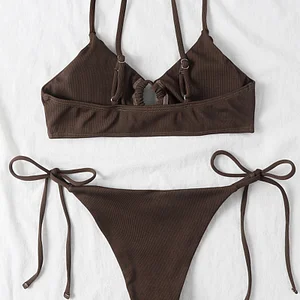 Coffee colored vacation bikini (M)