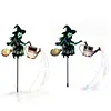 Halloween Witch Cauldron Garden Light for Lawn Porch Patio Walkway Entryway