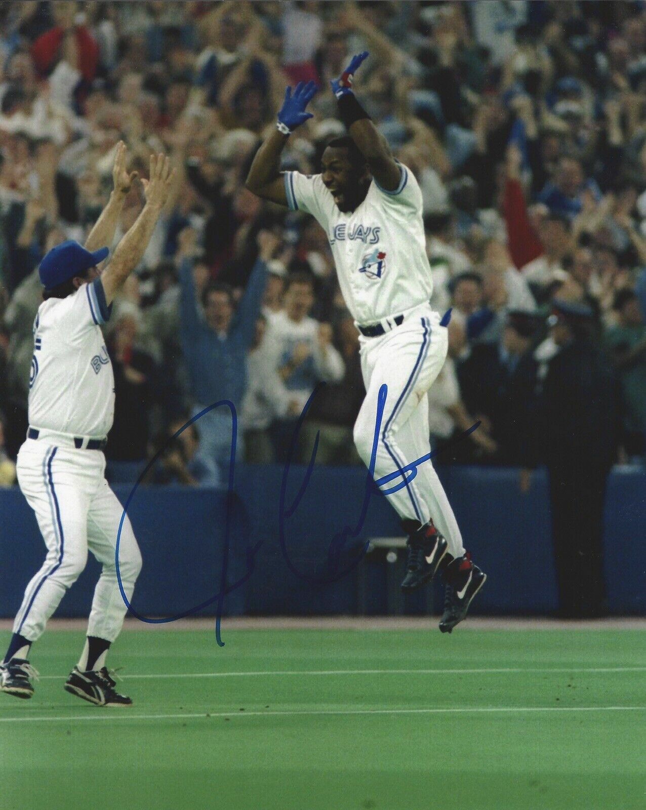 Joe Carter Autographed Signed 8x10 Photo Poster painting ( Blue Jays ) REPRINT