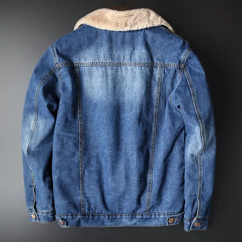 Tom Harding Fleece Denim Jacket