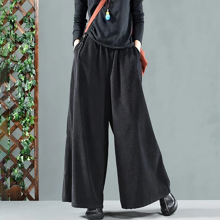 Retro Oversize Spring Corduroy Pants