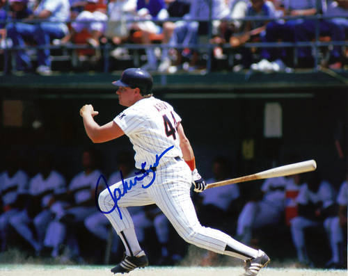 JOHN KRUK SAN DIEGO PADRES ACTION SIGNED 8x10