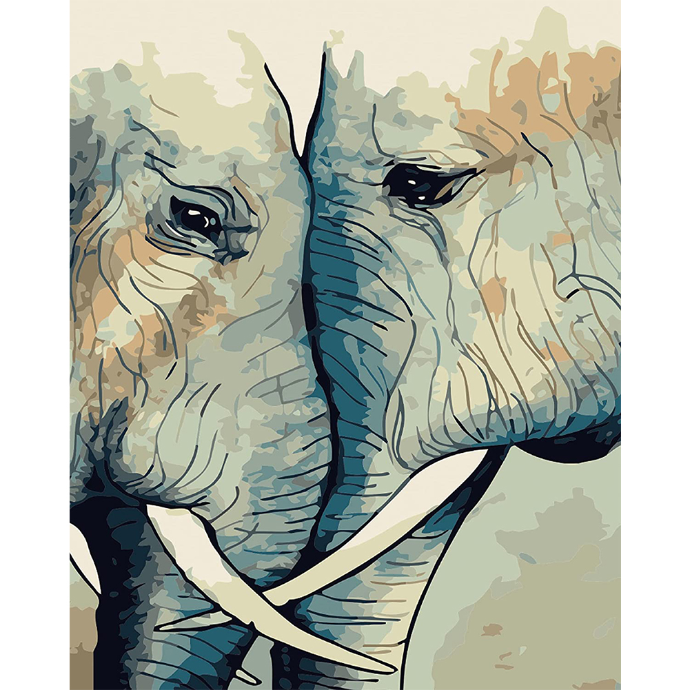 

Elephant - Round Drill Diamond Painting - 30*40CM, 501 Original