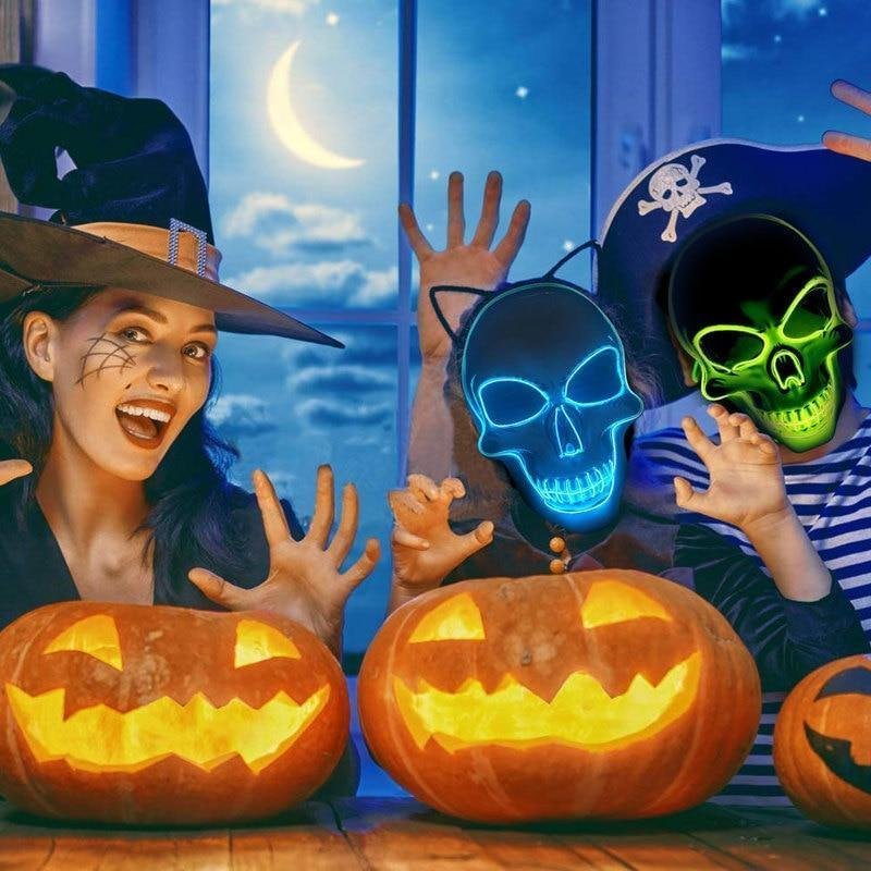 Skeleton LED Mask
