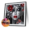 Elegante Dame - speziell geformte Diamantmalerei - 40 * 40cm