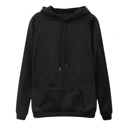 New Sweatshirts Women Casual Women Solid Color Long Sleeve Pocket Loose Drawstring Hoodie Sports Top Pullover Clothes Sweatshirt