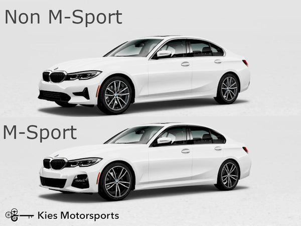 g20 base vs msport front bumper