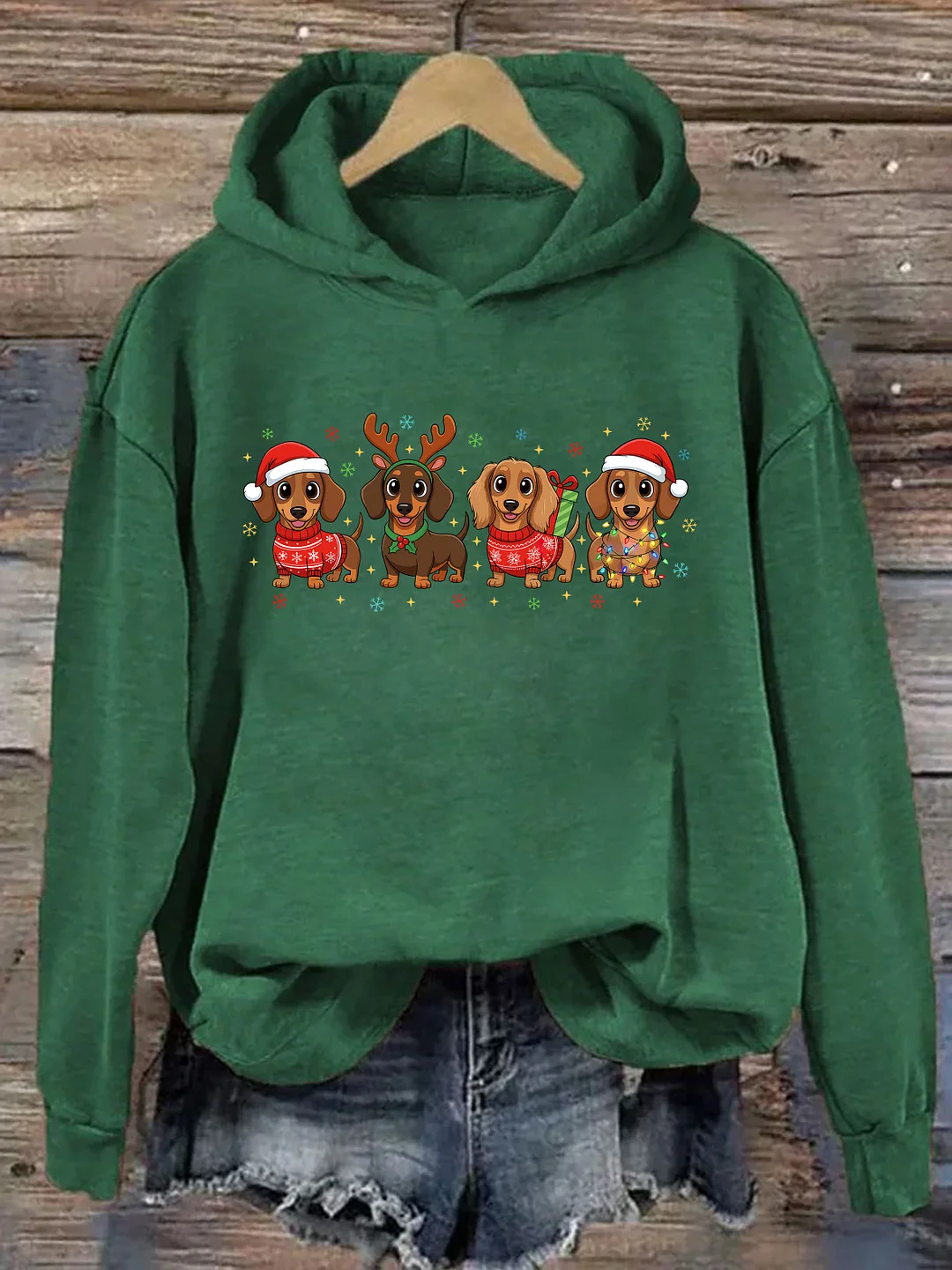 Christmas Dachshund Hoodie