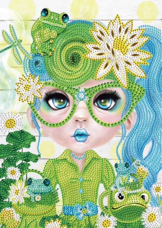 

Sweet Girl - Special Shaped Diamond Painting - 30*40CM, 501 Original