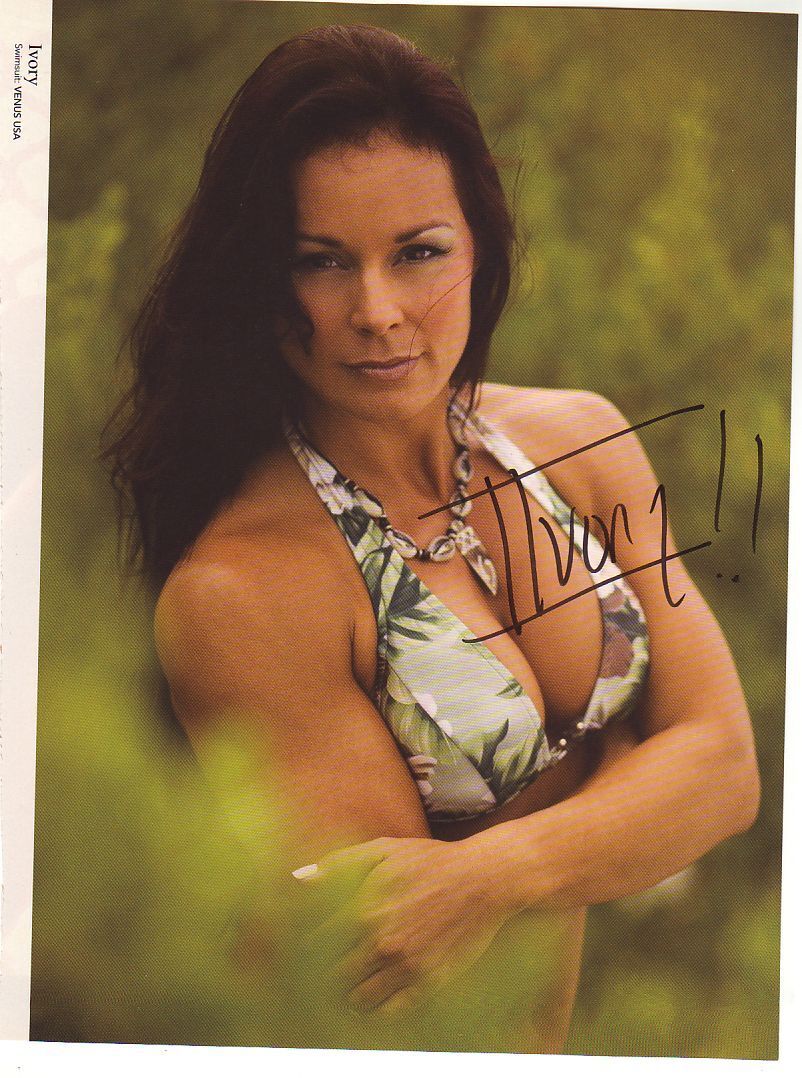 WWE WWF IVORY AUTOGRAPHED HAND SIGNED 8X10 Photo Poster painting WRESTLING PICTURE