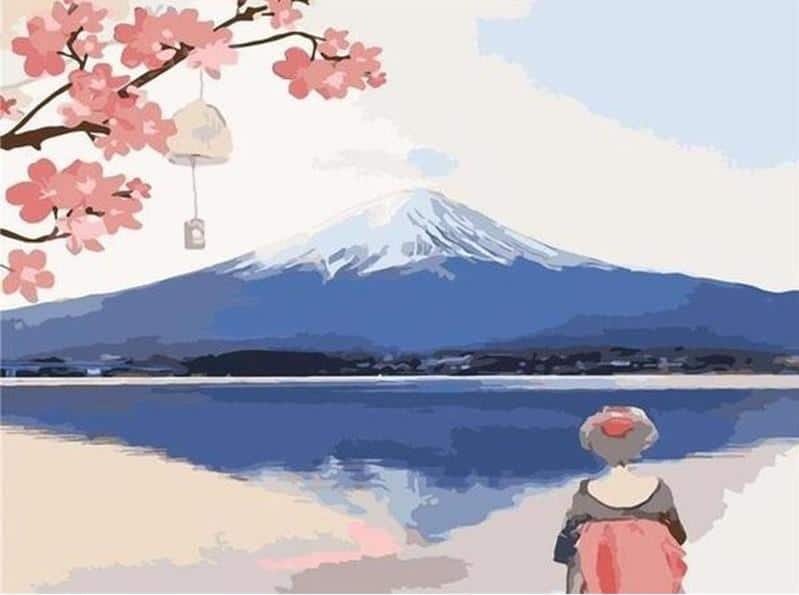 

Mount Fuji – Paint By Numbers - 40*50CM, 501 Original