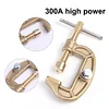 Electrode Clamp High Power Brass Ground Welding Earth Clamp G-shaped Ground Cabl