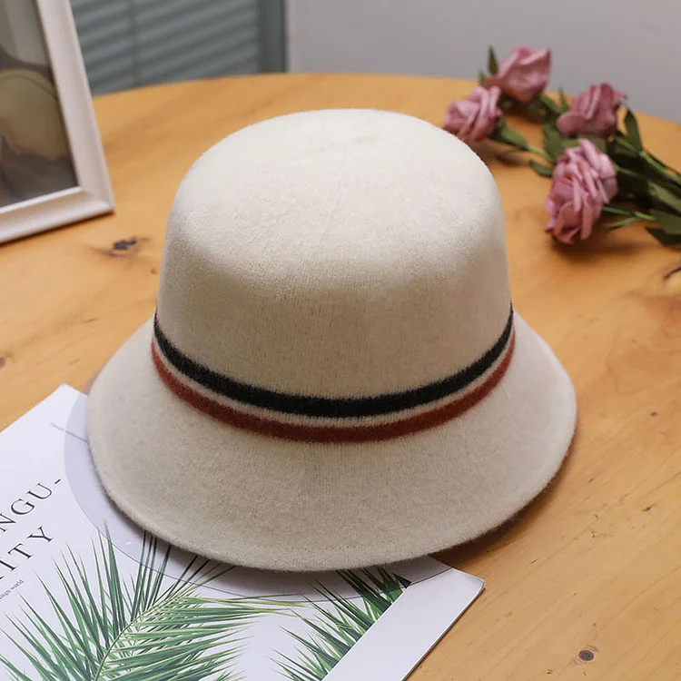 British Style Retro Striped Hat