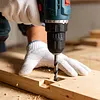 4PCS Square Hole Drill Bits 6.4/8/9.5/10/12.7mm for Precise Woodworking