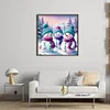 Snowman - 11CT Stamped Cross Stitch - 40*40cm