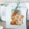 15pcs 2D Flat DIY Diamond Painting Keychain Double Sided Drill Keyrings (Animal)