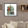 Christmas Cabin-Partial Special Shaped Diamond Painting 40*40CM
