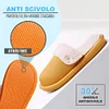 Gioiacombo&trade; Pantofole in cotone impermeabile super morbide e rimovibili in inverno