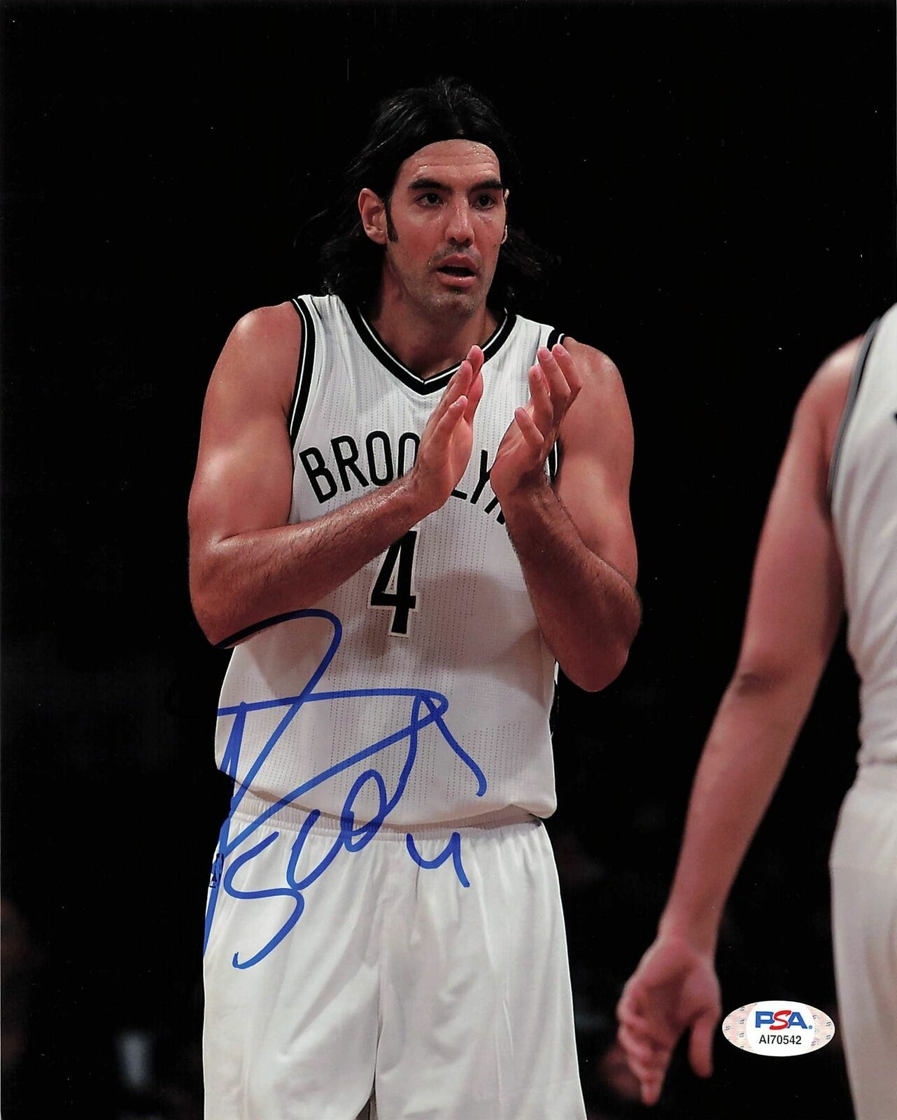 Luis Scola signed 8x10 Photo Poster painting PSA/DNA Brooklyn Nets Autographed