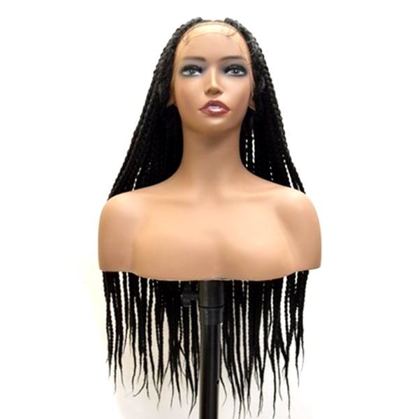 WeQueen Box Braided Large Braids Knotless Lace Front Wigs