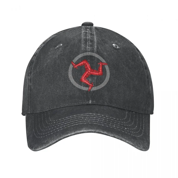 Isle Of Man TT Trucker Hats Stuff Casual Distressed Washed Snapback Hat For Unisex Style Adjustable