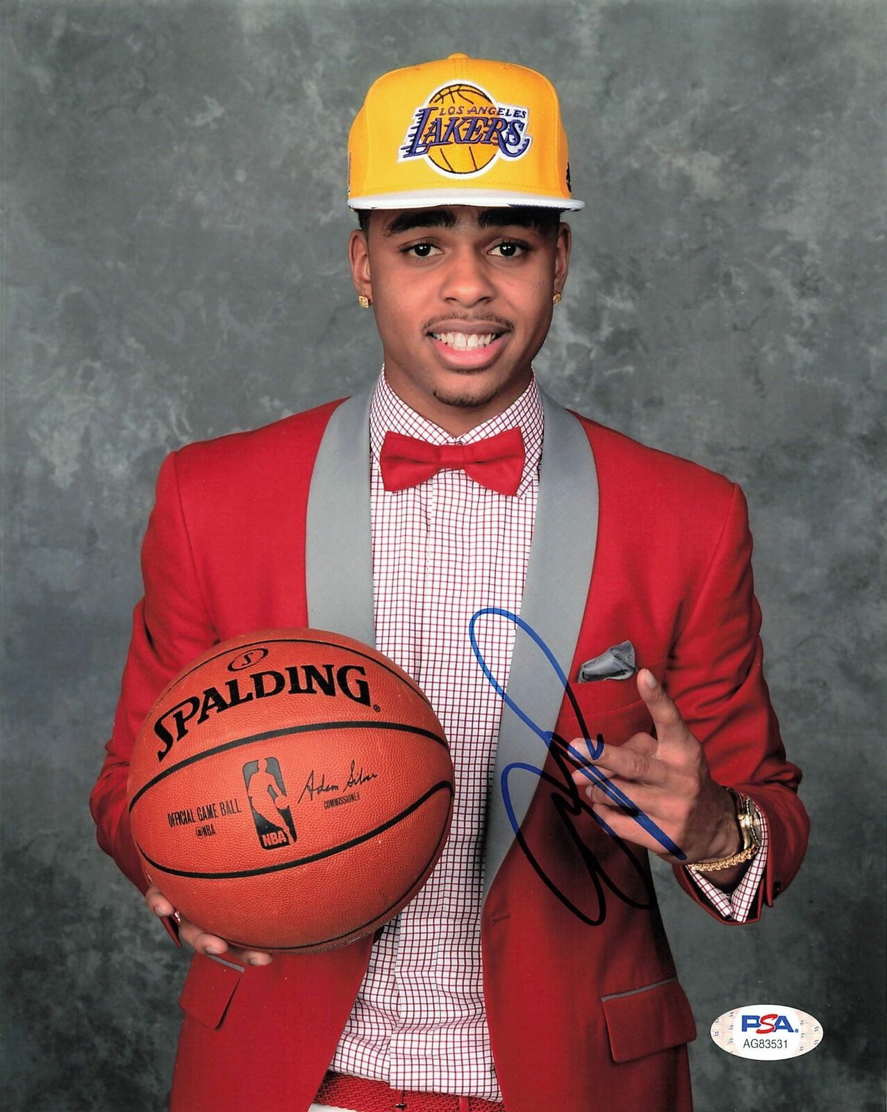 D'Angelo Russell signed 8x10 Photo Poster painting PSA/DNA Los Angeles Lakers Autographed