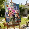 Framed Daisy-Paint By Numbers Acrylic Painting 30*40Cm With Color Box 5Ml（18Colors）