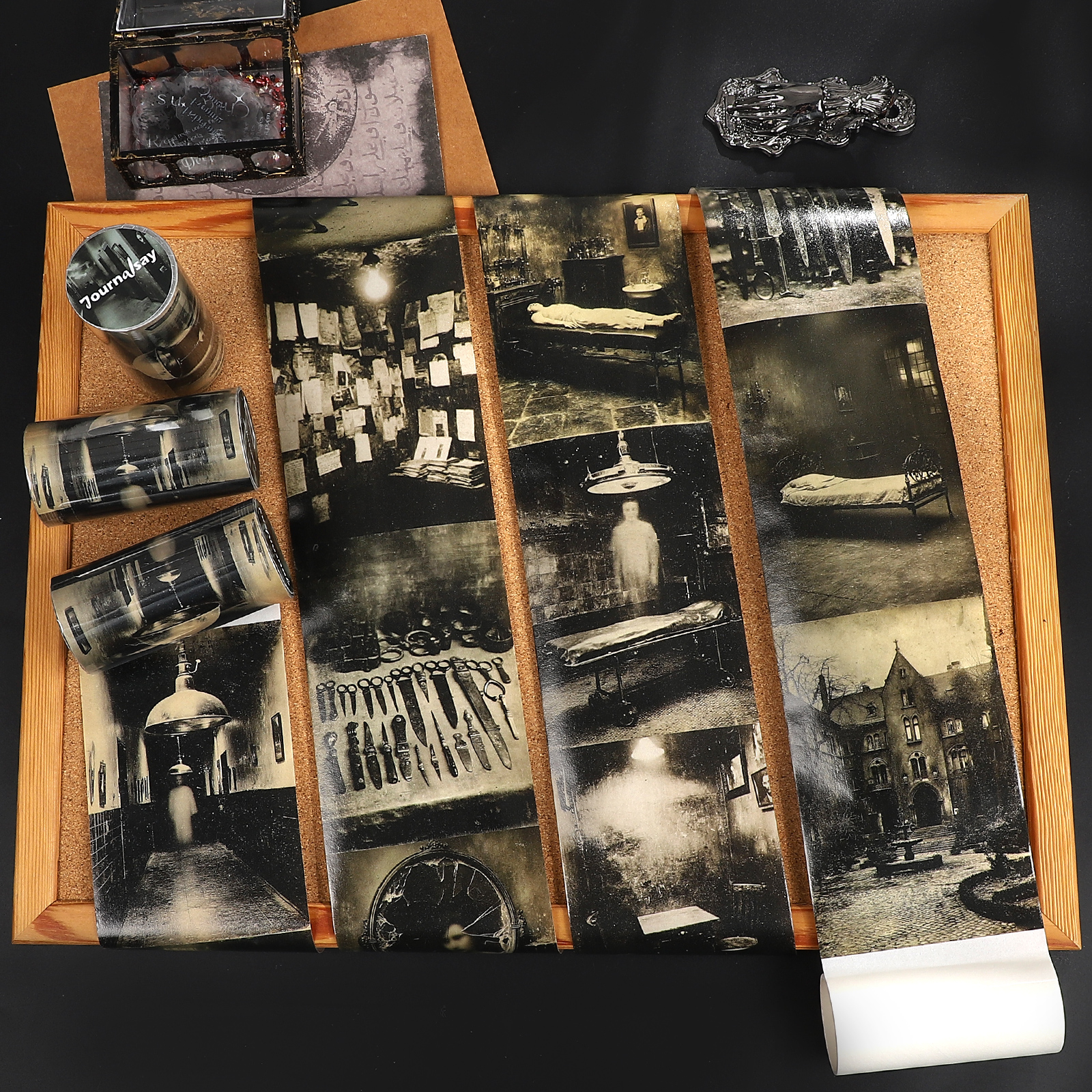 와시 테이프 - 80mm*200cm 빈티지 유령의 집