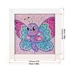 Children's Series-| Butterfly | Crystal Rhinestone Full Diamond Painted-(Frameless)
