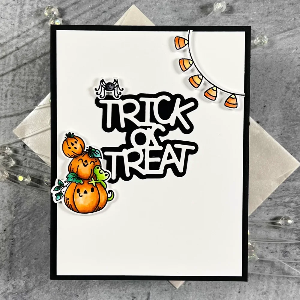 Nigikala AliliArts Metal Cutting Dies TRICK or TREAT diy Scrapbooking Photo Album Decorative Embossing PaperCard Crafts Die