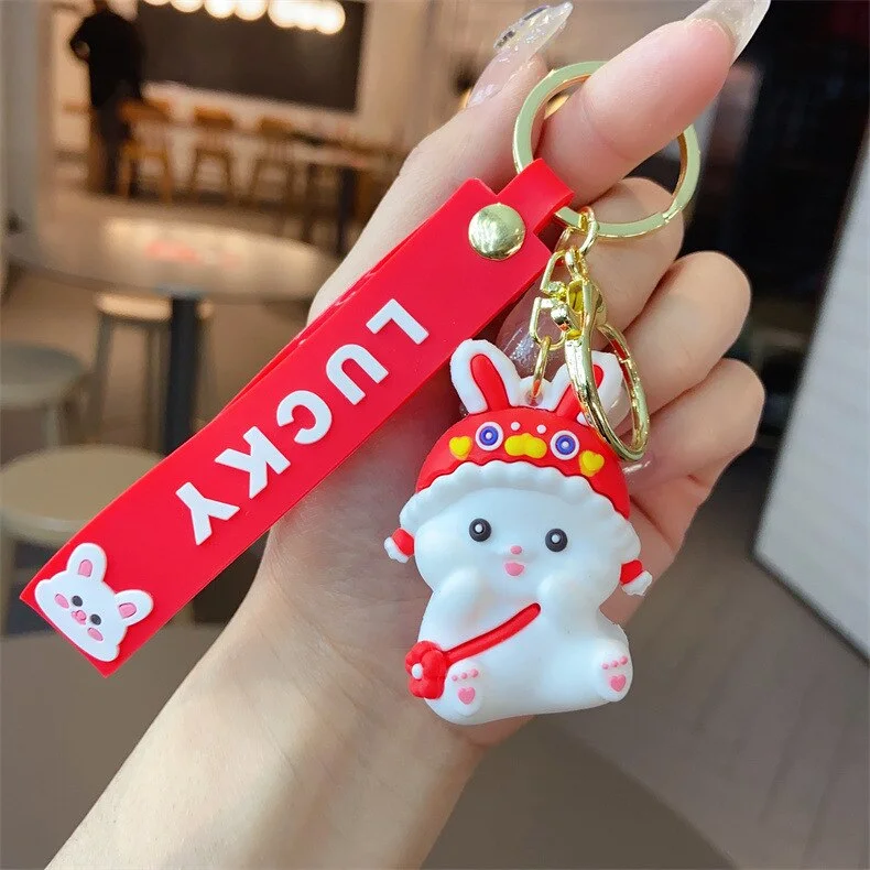 Cute Rabbit Keychain Cartoon Bag Hanging Exquisite Gift