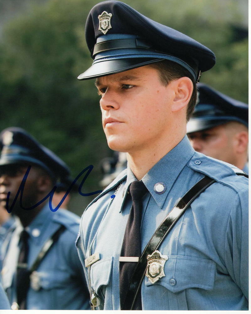 MATT DAMON SIGNED AUTOGRAPH 8X10 Photo Poster painting - THE DEPARTED, BEN AFFLECK, THE MARTIAN