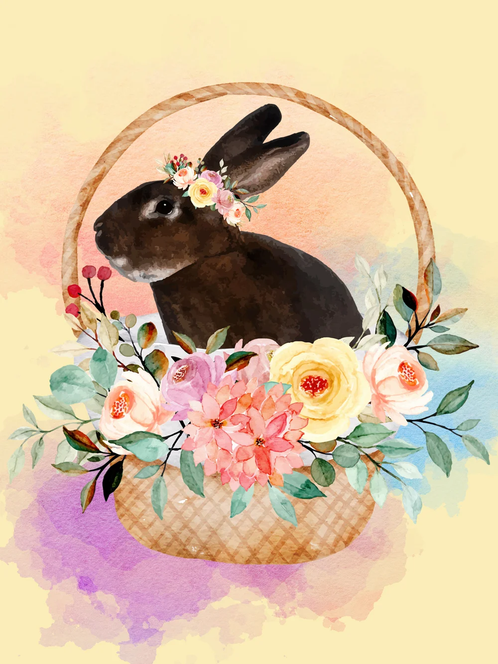 Diamond Painting - Full Round/Square Drill - Rabbit(30*40 - 50*60cm)