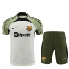 Barcelona 23-24 Short-sleeve Tracksuit off-white Chandal  